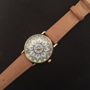 Francessa faux leather watch